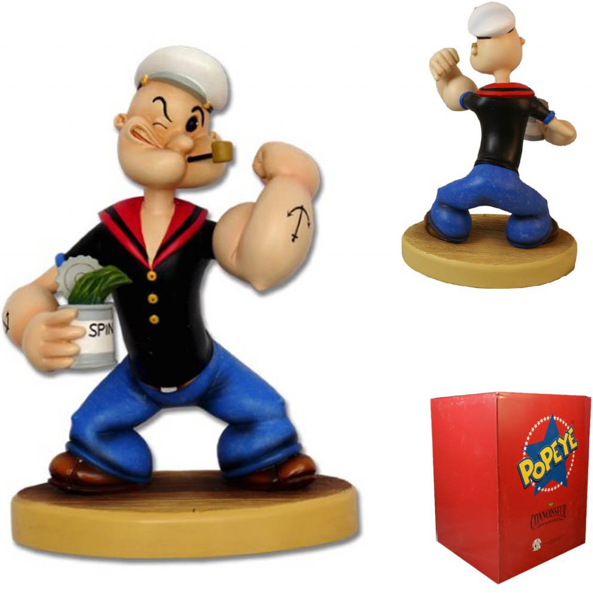 1/6 Popeye the Sailor Head I Yam What I Yam Carving Fit Muscle Figure Large