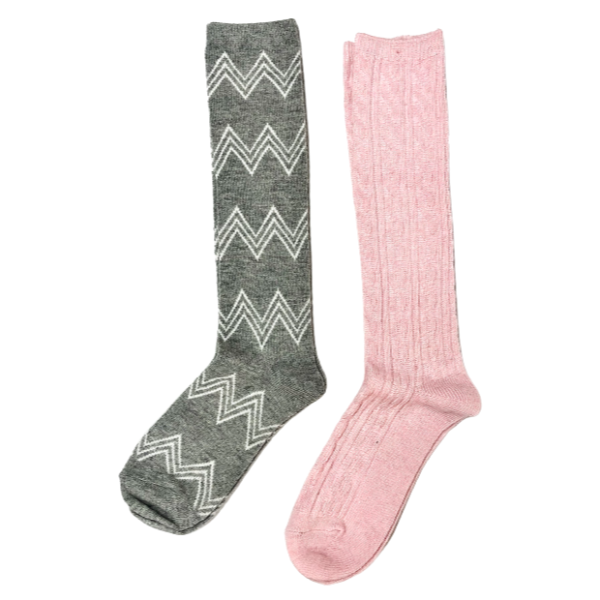 Olivia & Joy 2-Pack - Knee High Socks